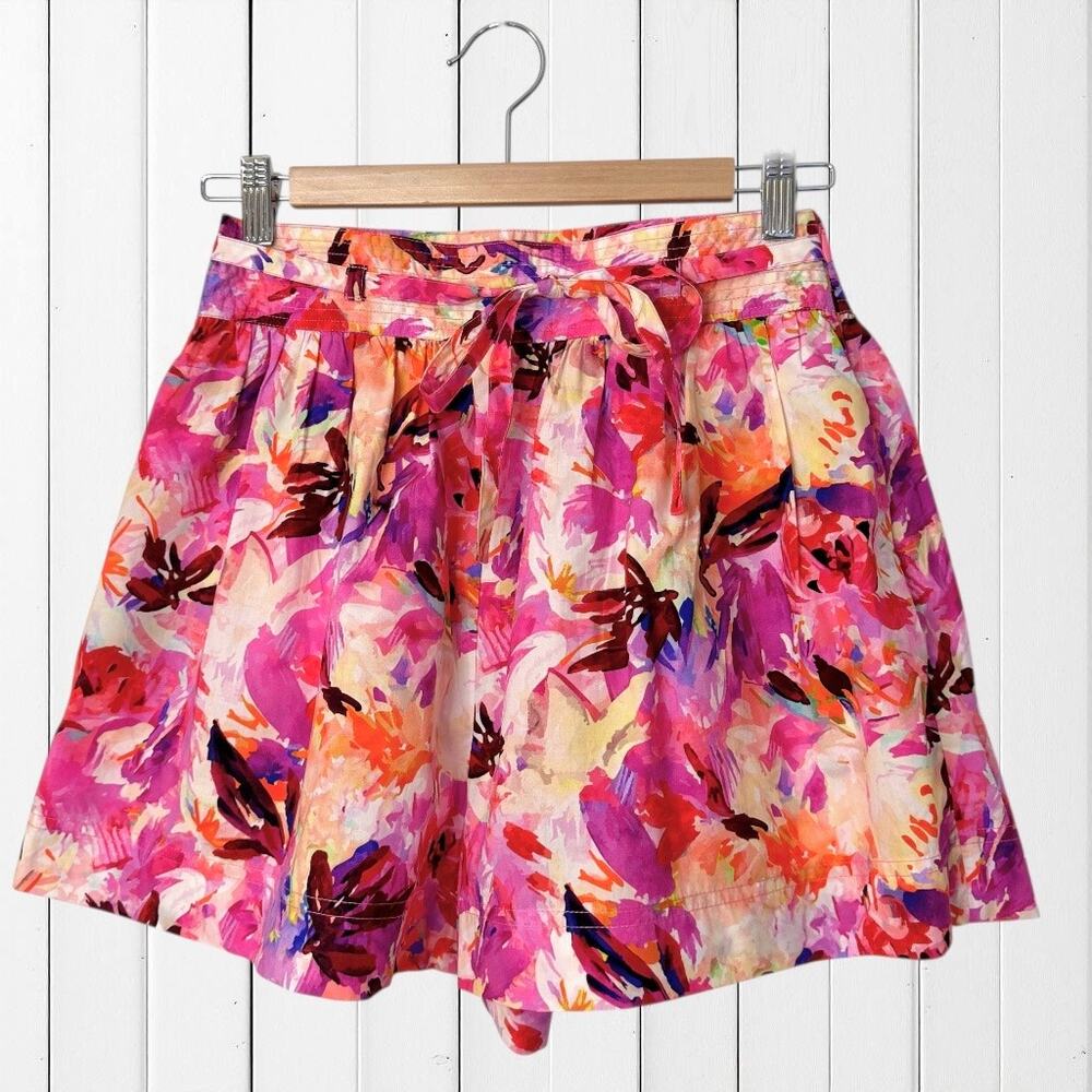 NWT Ulla Johnson ROWAN Shorts Pink Azalea Cotton Bohemian Summer Travel Party 2